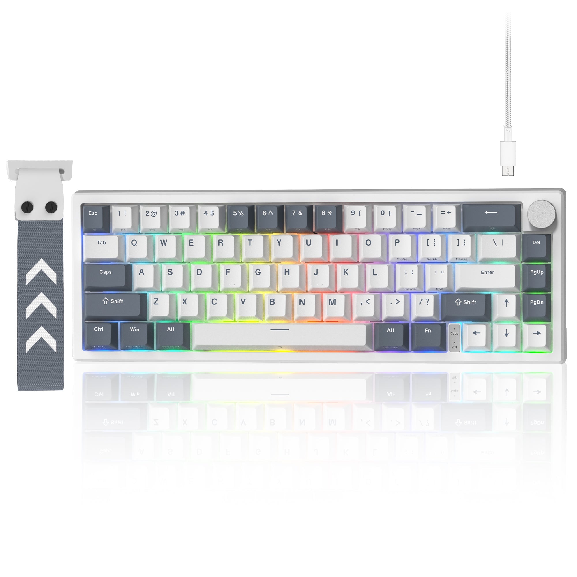 Womier VK66 Pro VIA Support 66 - Key Gasket Mechanical Keyboard with Knob - Womier Keyboard
