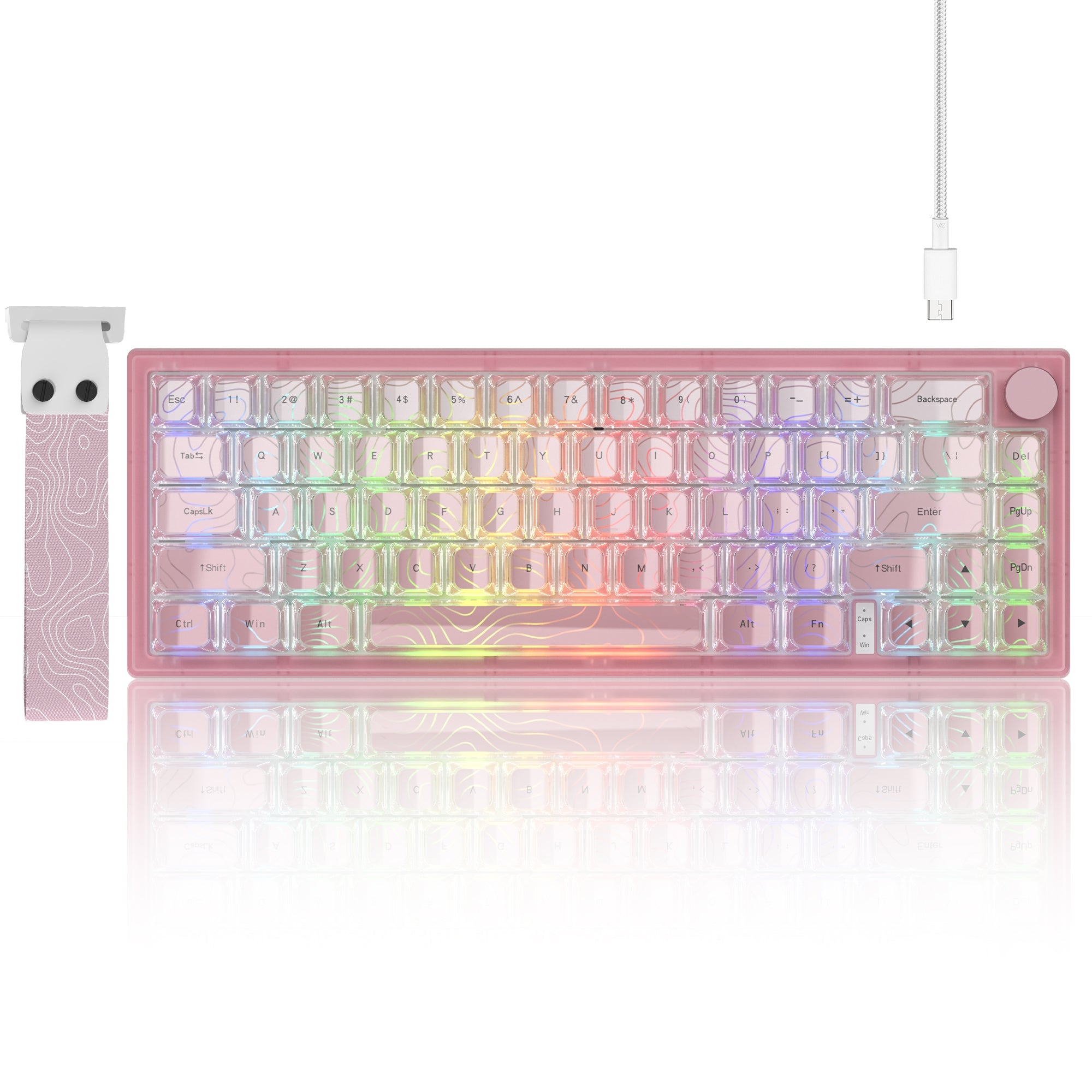 Womier VK66 Pro VIA Support 66 - Key Gasket Mechanical Keyboard with Knob - Womier Keyboard