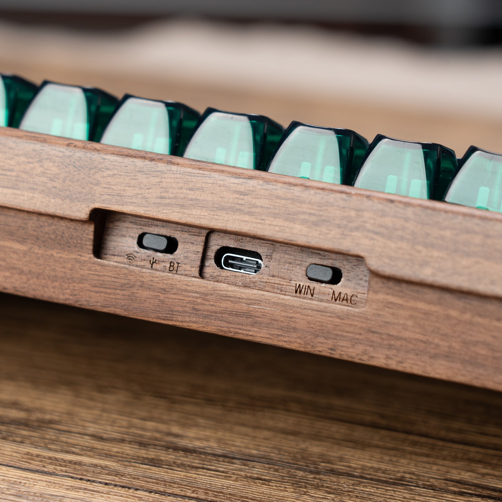 Womier WD75 75% VIA Support Wireless Wooden Keyboard - Womier Keyboard