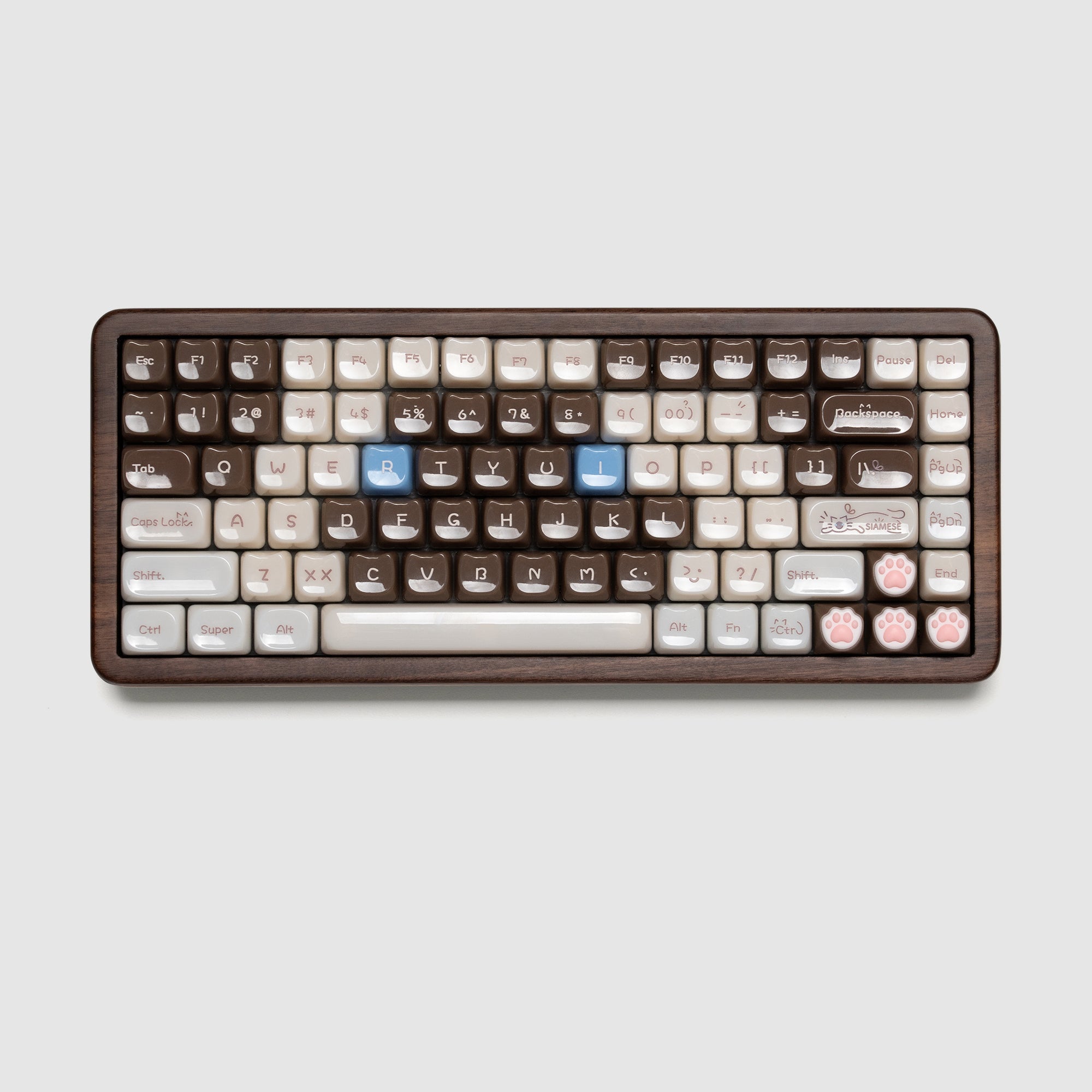 Womier WD75 75% VIA Support Wireless Wooden Keyboard - Womier Keyboard