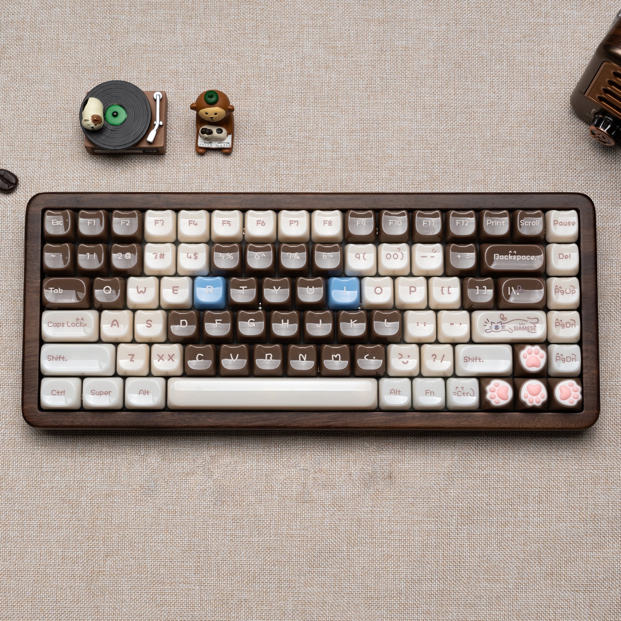 Womier WD75 75% VIA Support Wireless Wooden Keyboard - Womier Keyboard