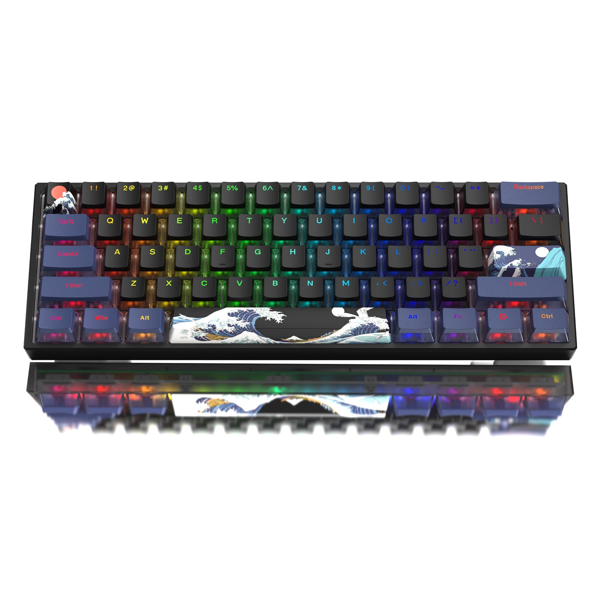 Womier WK61 V2 60% Hot - Swappable RGB Mechanical Wired Gaming Keyboard (4 Colors) - Womier Keyboard