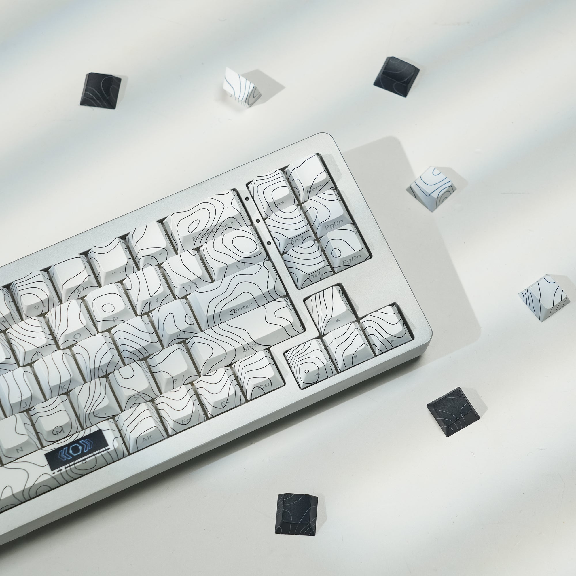 Womier Topographic Cherry Profile Double-Shot Keycap Set – Womier Keyboard