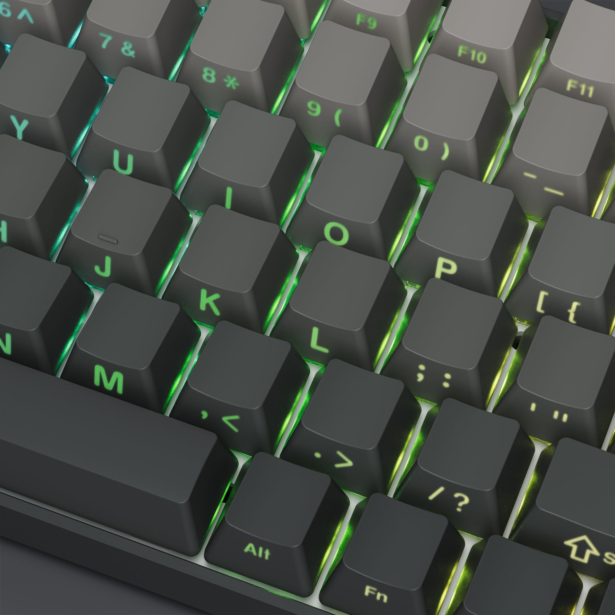 Womier Gradient Series 136-Key Side-Printed OEM Profile Keycap Set