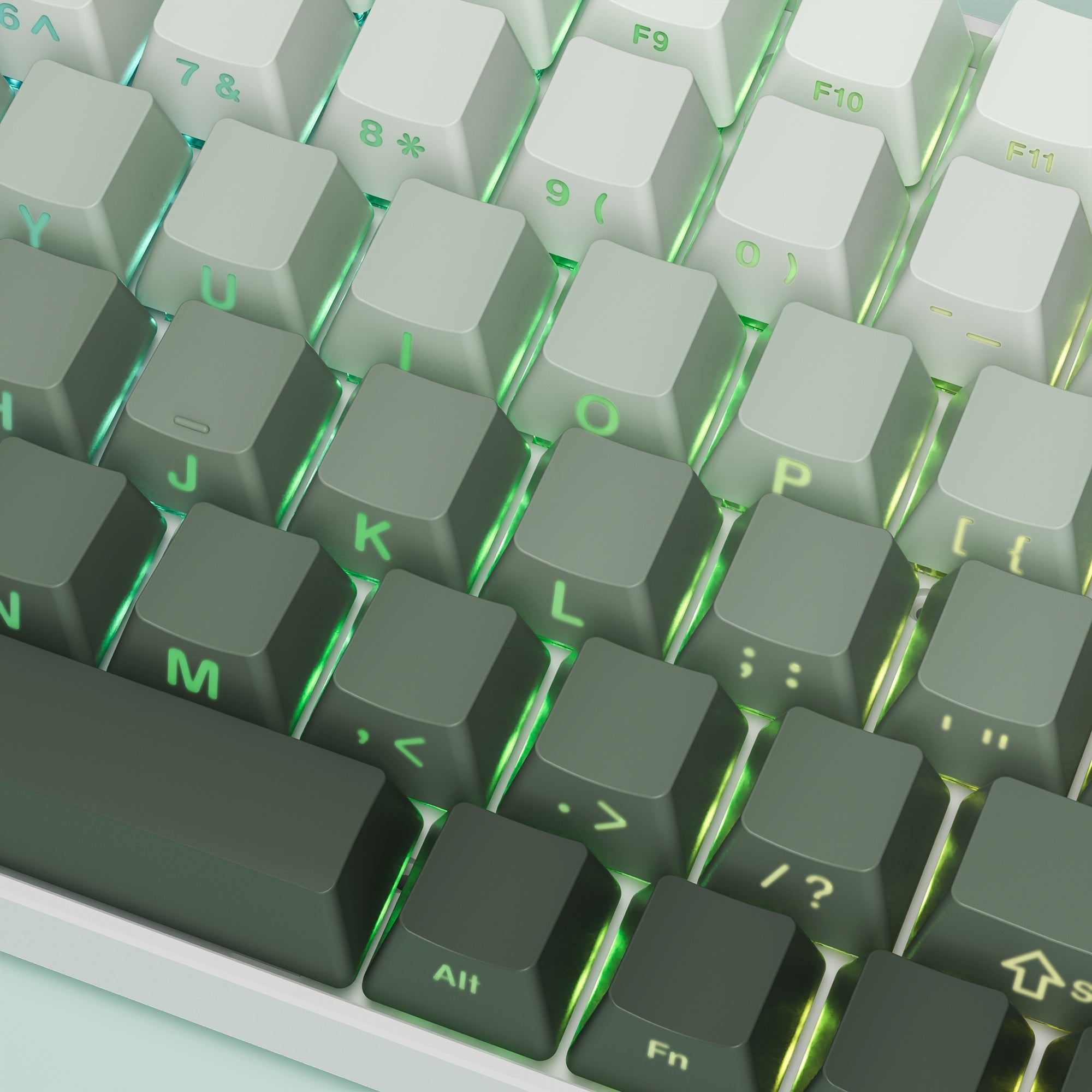 Womier Gradient Series 136 - Key Side - Printed OEM Profile Keycap (6 Colors) - Womier Keyboard