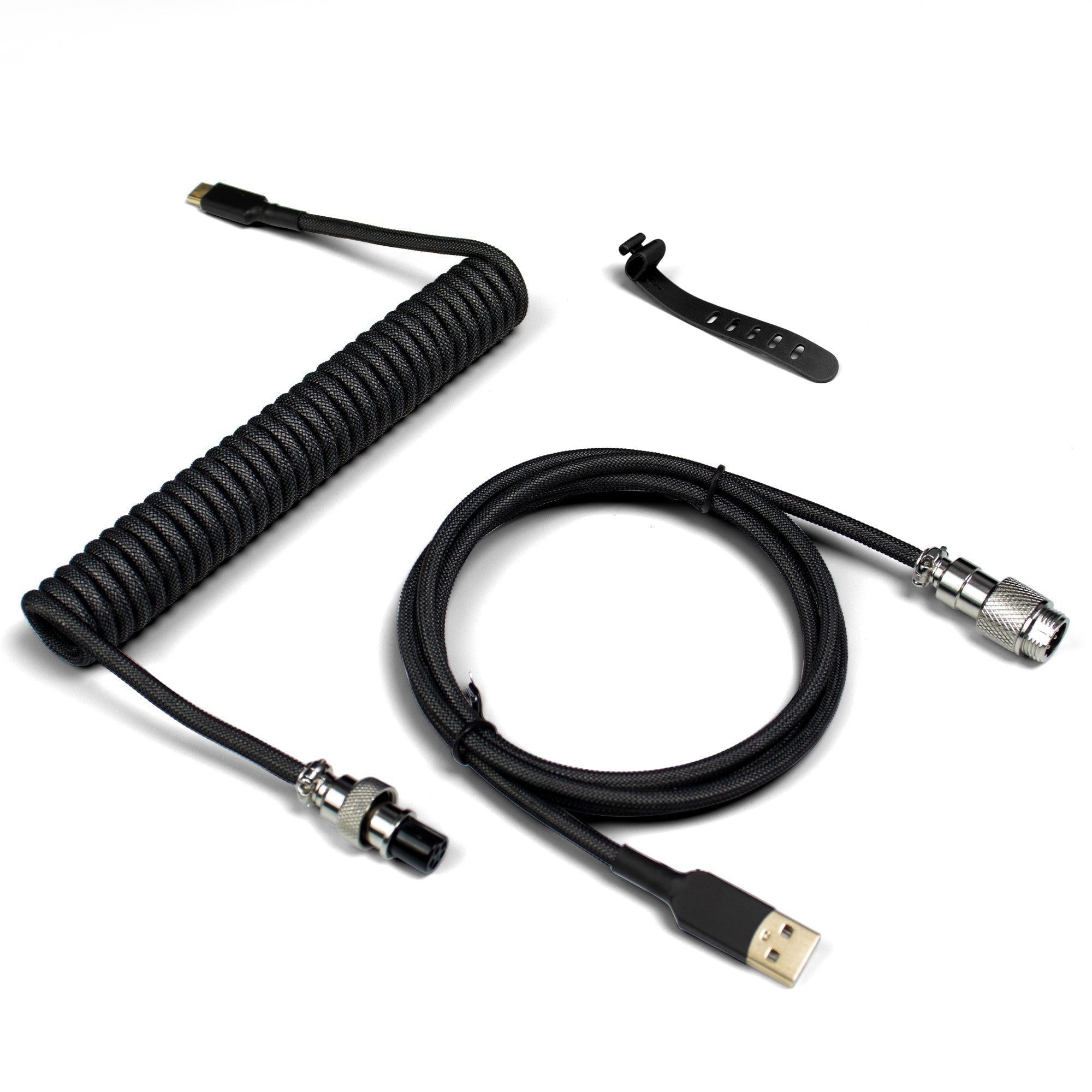 Womier Pro Braided Coiled Aviator USB Cable (2 Colors) - Womier Keyboard